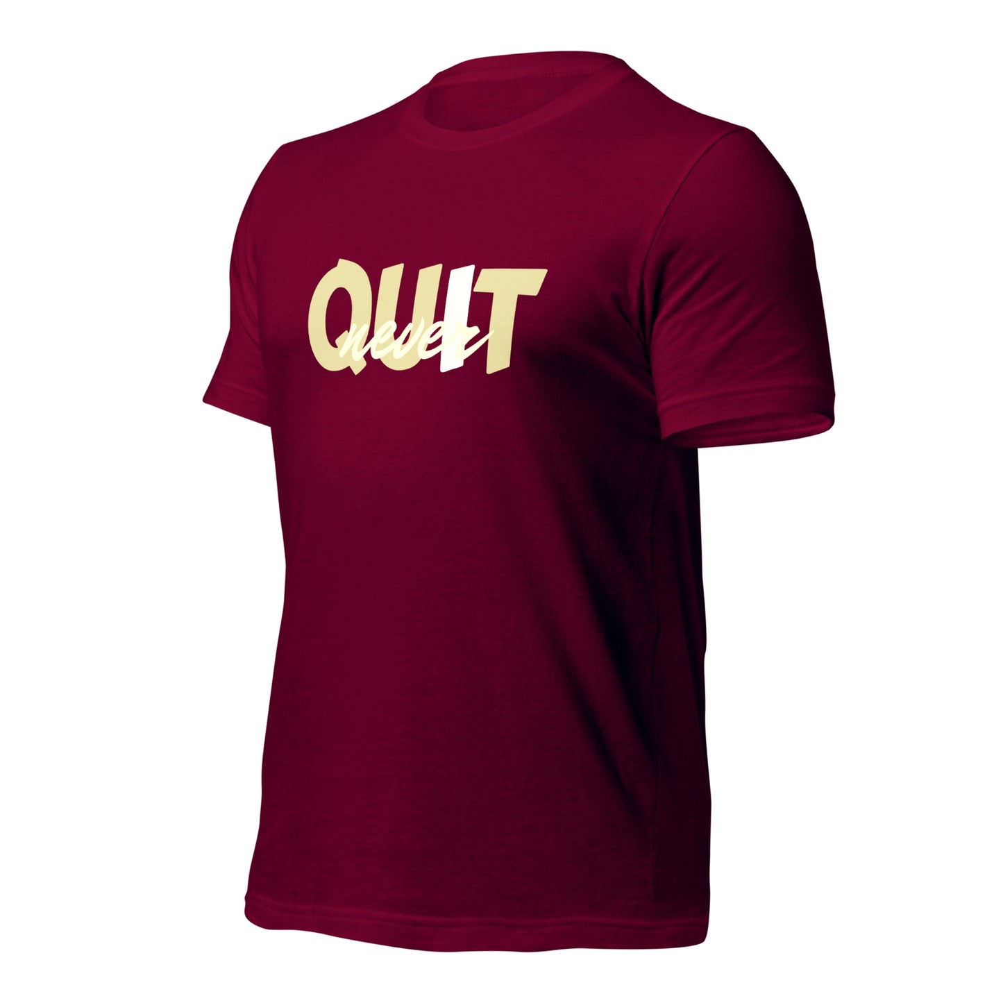I Never Quit | Men Round Neck Half Sleeve T-shirt