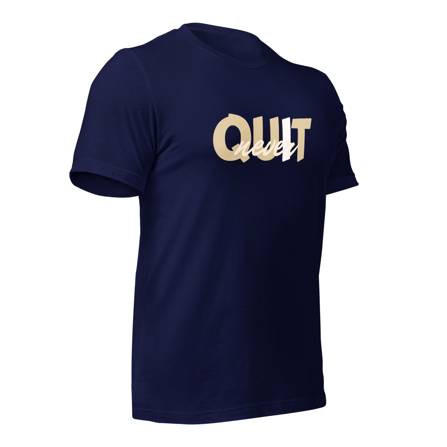 I Never Quit | Men Round Neck Half Sleeve T-shirt