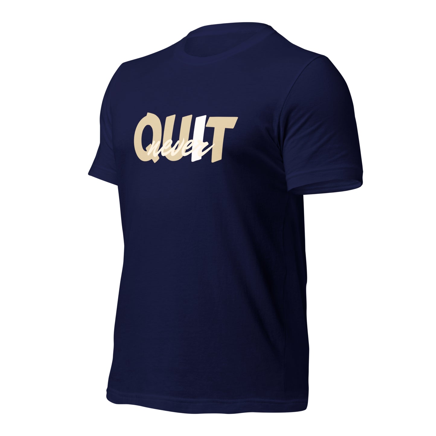 I Never Quit | Men Round Neck Half Sleeve T-shirt
