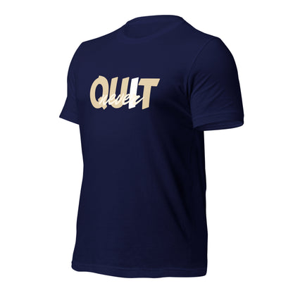 I Never Quit | Men Round Neck Half Sleeve T-shirt