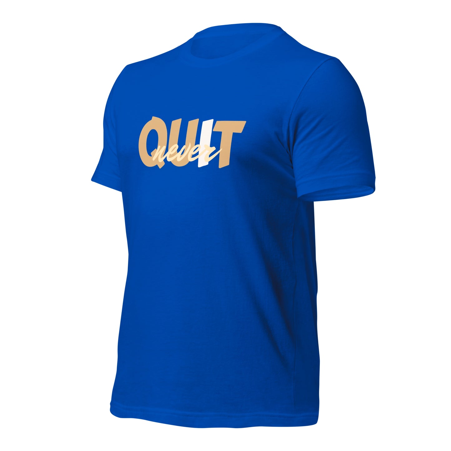 I Never Quit | Men Round Neck Half Sleeve T-shirt