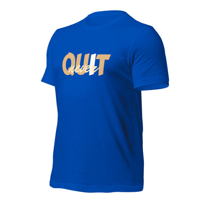 I Never Quit | Men Round Neck Half Sleeve T-shirt