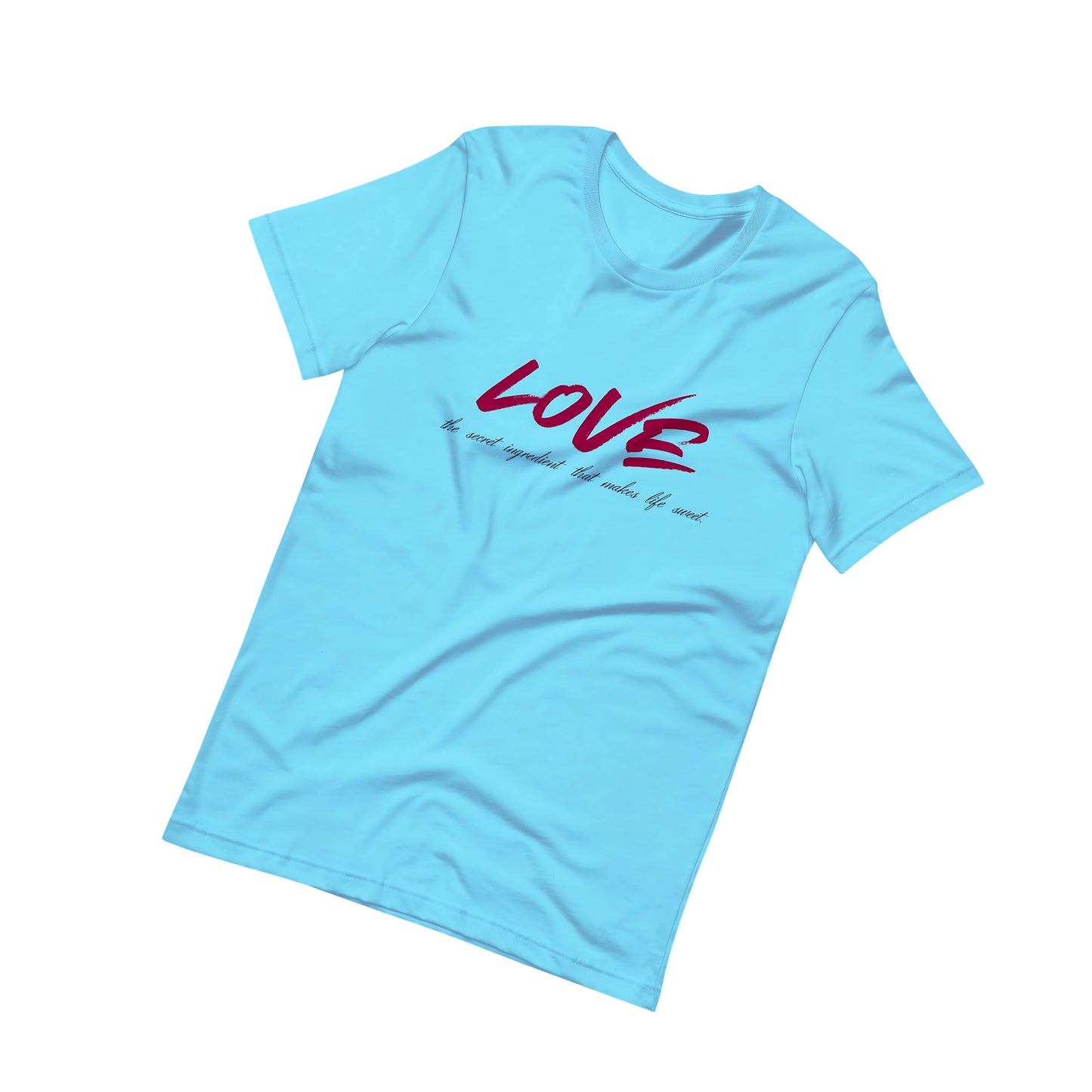 Love Secret Ingredient | Women Round Neck Half Sleeve T-shirt