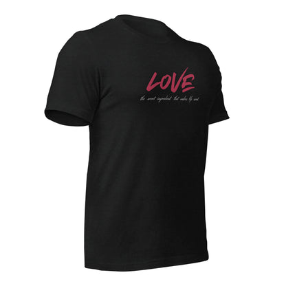 Love Secret Ingredient | Unisex Round Neck Half Sleeve T-shirt