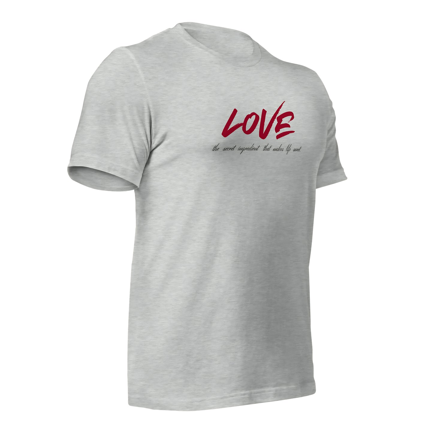 Love Secret Ingredient | Unisex Round Neck Half Sleeve T-shirt