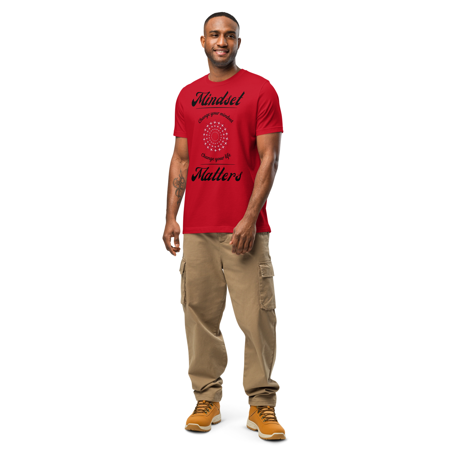 Mindset Matters |  Men Round Neck Half Sleeve T-shirt