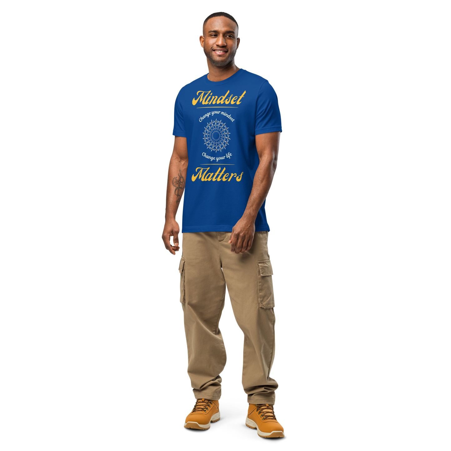 Mindset Matters |  Men Round Neck Half Sleeve T-shirt