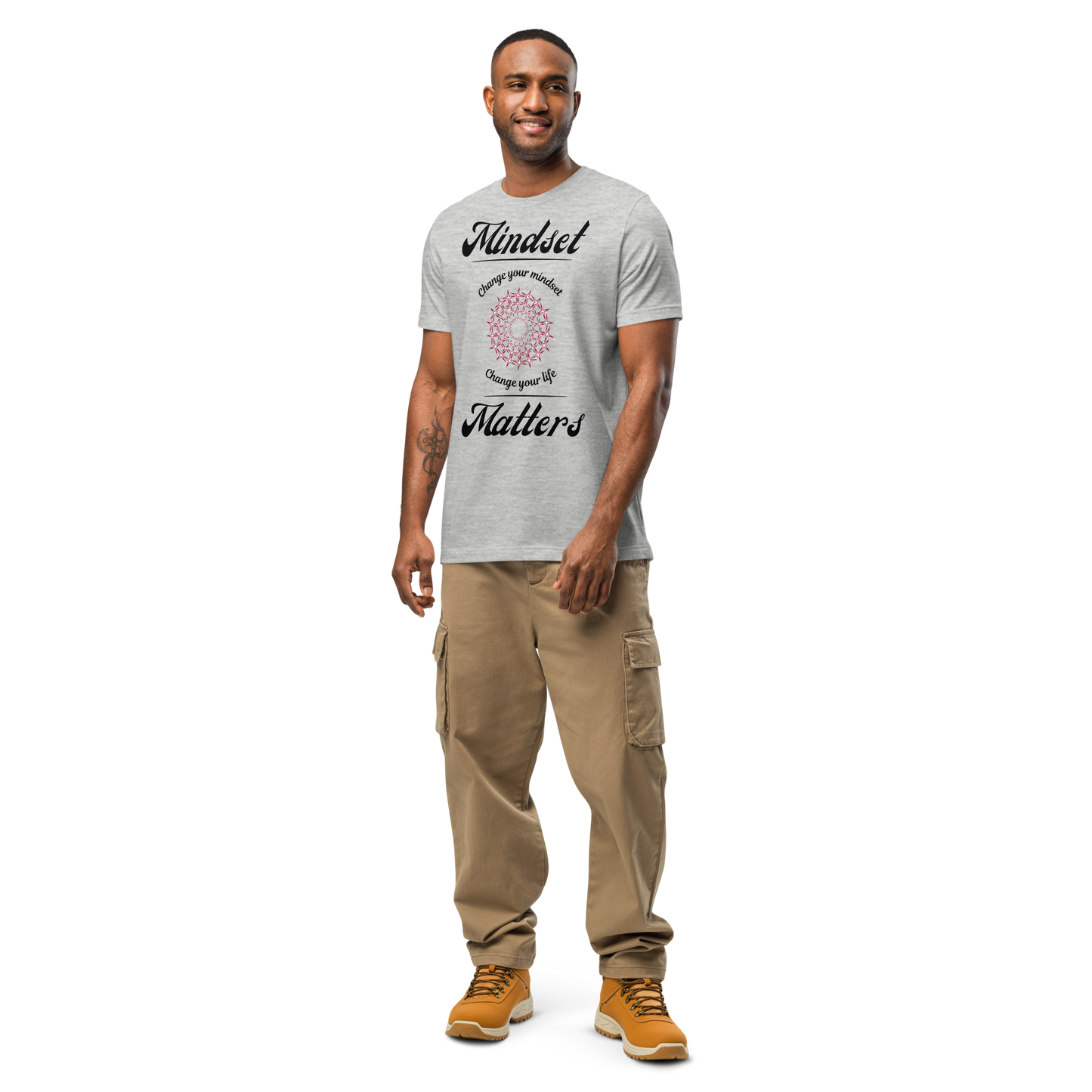 Mindset Matters |  Men Round Neck Half Sleeve T-shirt