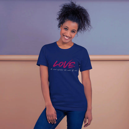 Love Secret Ingredient | Women Round Neck Half Sleeve T-shirt