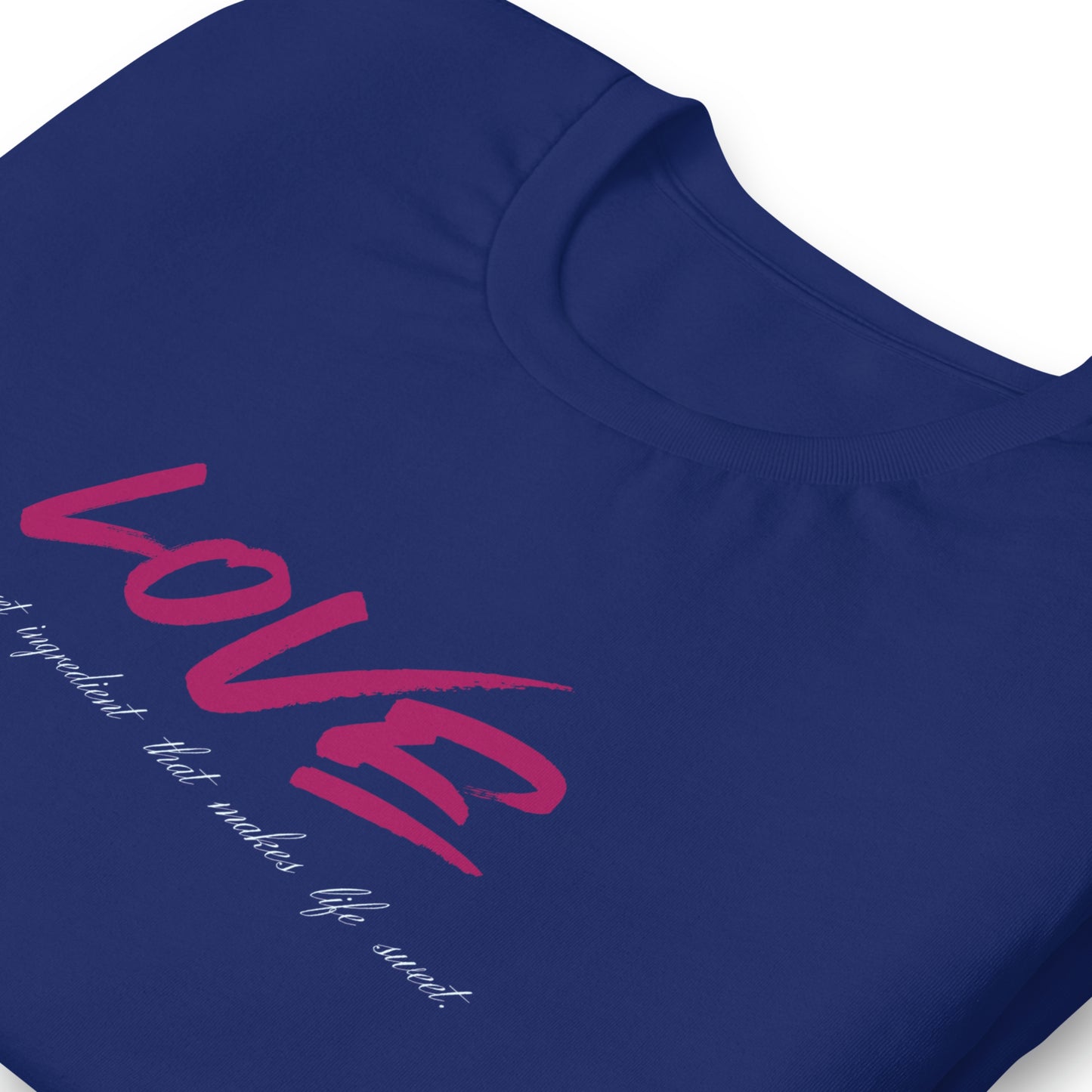 Love Secret Ingredient | Women Round Neck Half Sleeve T-shirt