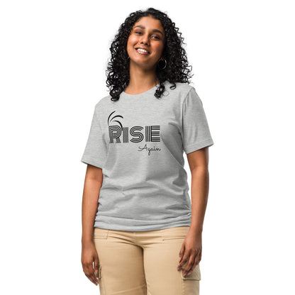 Rise Again | Women Round Neck Half Sleeve T-shirt