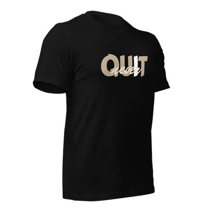 I Never Quit | Men Round Neck Half Sleeve T-shirt