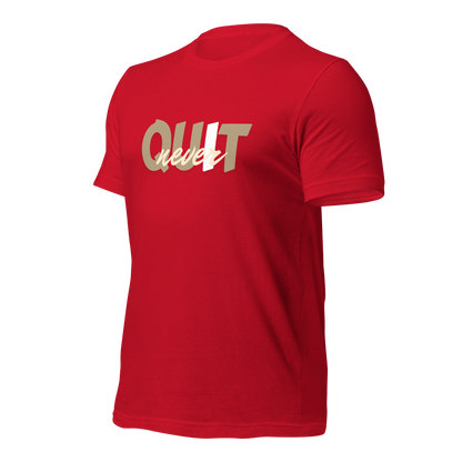 I Never Quit | Men Round Neck Half Sleeve T-shirt