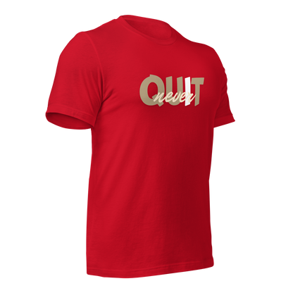 I Never Quit | Men Round Neck Half Sleeve T-shirt