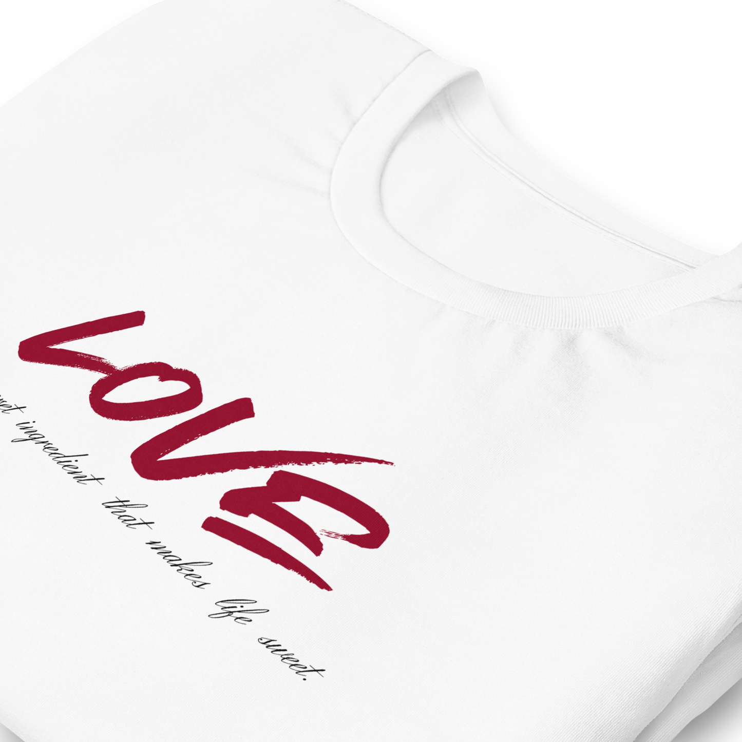 Love Secret Ingredient | Women Round Neck Half Sleeve T-shirt